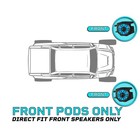 Memphis Audio Front Pods 75 150w For Can-am Maverick X3 - 6 5  Canamx365fe