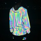 Motorcycle Jacket Man Winter Rainbow Reflective Windbreak Men Windproof W