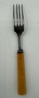 Bakelite Butterscotch Yellow 1930   s Art Deco Flatware Silverware 1 Fork Utensil