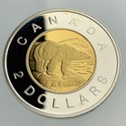2003 Proof Canada 2 Dollars Toonie Uncirculated Coin Silver From Set Kk300