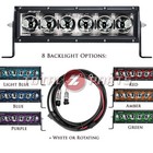 Rigid   10    40  Radiance  Rgbw Light Bars  Pair Of Scene Pods  Wiring Harnesses