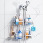 Hanging Shower Caddy For Handheld Shower Heads Rustproof Hose Shower Organizer