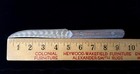 Vintage Warther Full Swirl Knife 6 5  Carbon Steel Hand Forged Dover Oh Usa