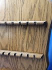 Oak Wall Hanging Wooden 21 Spoon Wall Rack Collector Souvenir Display American