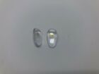 Replacement Snap In   Press In Nose Pads For Tom Ford Eyeglasses Logo In Gold