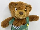 1996 Vintage Corduroy Bear Green Overalls Plush Toy Eden Toys