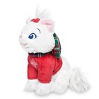 Disney Store Marie Holiday Plush Mini Bean Bag 6  H Seated Christmas 2016 Nwt