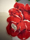 Vintage Burmel Original Red Roses Handkerchief