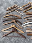 Vintage Unbranded 50s 60s 70s Mixed Lot Of Wooden Hangers