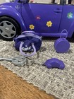Vtg Barbie Vw Volkswagen Beetle Bug Car 2000 Purple With Accessories Key Bag