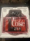 Vintage  enjoy  Coke Stereo Cassette Player With Box  Paper  Soda Pop Ad