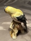 Vintage Lefton  Hand Painted Gold Finch Bird Figurine Kw1251