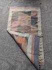 Vintage 58x29  Wool Fish Native American Tapestry Wall Hanging Rug Indian Carpet