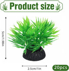 20 Pcs Artificial Aquarium Plants Fish Tank Plants Decoration  