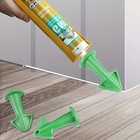 3pcs Caulk Nozzle Applicator Silicone Caulking Finishing Grout Tool Kit - New