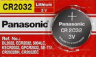 5 X Super Fresh Panasonic Ecr2032 Cr2032 Lithium Battery 3v Coin Cell Exp  2030