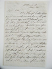 Civil War Letter Re 24th New York Cavalry  Wounded Officer 1864