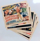 Slatterys Hurricane Movie Lobby Card Set  8  Richard Widmark Linda Darnell 1949