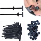 50 100pcs Cable Ties Heavy Duty Nylon Wrap Wire Zip Ties Lot Uv Resistant Black