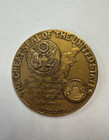 George Washington 250th Birthday Bronze Commemorative Medal Medallic Art Co 