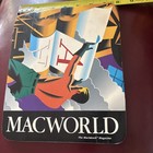 Rare Vintage 80s 90s Apple Macworld Magazine Promotional Mousepad Black