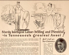 1927 Tennessee Electric Power Co Advertisement Business Labor Antique Print Ad