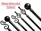 Adjustable Curtain Rods  28  - 120   inches  Many Colors And Sizes Available 
