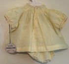 Nwt Nanette Smocked Embroidered Dress Yellow W Panties Vintage Infant Girl