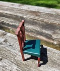 Antique Vintage  Dollhouse Tynie Toy Chair