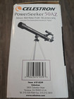 Celestron - Powerseeker 50az Telescope - 50mm Refractor Telescope W  Tripod New 