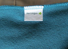 Aer Lingus Irish Airline Cabin Blanket Shamrock Green Fleece Travel Throw