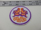 Vintage Astrological Zodiac Horoscope Themed Gemini Patch  Bis