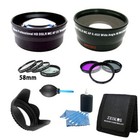 58 Mm Lens 13 Pc Kit Telephoto Wide Angle W  Macro Nikon Canon Sony   All Others