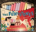 Very Rare  vintage 1963    the Flintstones    Box Of Colored Chalk