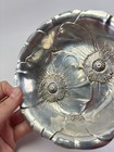 Vintage Wallace Silver Bowl Poppy Pattern   700 Art Nouveau 6    Dish