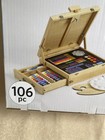 Artist s Loft Deluxe Painting Easel Set 106 Piece Boxed Art Set Tabletop Easel