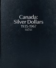 Whitman Prestige    Coin Album - Canada Silver Dollars  1935-1967 Date Set  black 