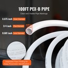 3 4    X 100ft White Pex-b Tubing pipe For Potable Water With Pipe Cutter