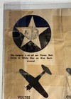 Wwii Aircraft Recognition Spotter-scope Training Sheet Us   Axis Planes Original