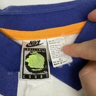Vintage Nike Challenge Court Shirt Mens Xl White Blue Tennis Graphic 90s Polo