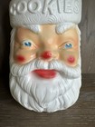 Vintage 1973 Empire Santa Claus Cookie Jar Plastic Blow Mold 12  Tall  Usa