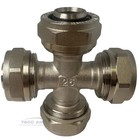 M8042 Rapidair 3 4  Maxline Equal Cross Fitting Compressed Air Splitter