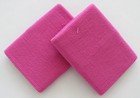 Nike Dri-fit Basketball Wristbands 4  Adult Pinkfire black
