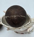 2 Civil War Era Solid Cannonballs 2 Inch 1  1 3 Oz   2 7 16  Inch 1  14 6 Oz