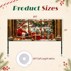 7 X 16 Ft Santa Christmas Garage Door Cover Decorations  Garage Buddy