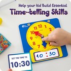 Kids Learning Time Activity Game Set  53 Piece Set  Interactive Play  4 Fun T   