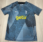 Nike Shirt Jersey Mens Large Football Soccer Tottenham Hotspurs Pre-match