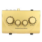 Karaoke Sound Mixer Dual Mic Audio Mixer For Party Home Performance Birthday