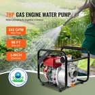 Gasoline Engine Water Pump Gas Powered Water Transfer Pump 3  7hp 4-stroke