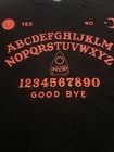 Ouija Board Graphic T-shirt Unisex Med  Black Gothic Halloween Spirit Board Tee
